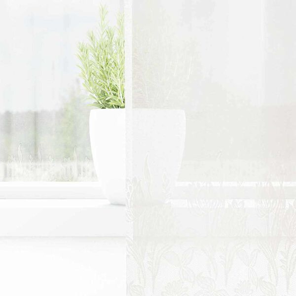 vidaXL Tenda in Pizzo con tende Bianco 140 x 200 cm Poliestere