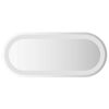 vidaXL Specchio da Bagno LED 60x25 cm Ovale