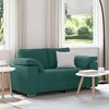 vidaXL Divano Verde Scuro 160 x 80 x 82 cm Tessuto
