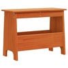 vidaXL Panca da Ingresso Marrone Cera 60x28x45 cm Legno Massello Pino