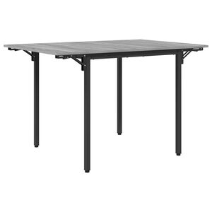 vidaXL Tavolo da Pranzo Estensibile 120 x 81,5 x 75 cm Sonoma grigio