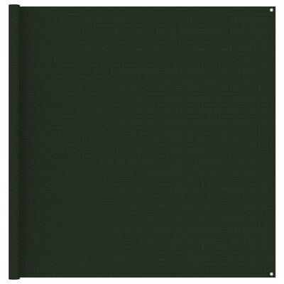 vidaXL Tappeto da Tenda 200x400 cm Verde Scuro