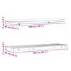 vidaXL Divano Letto Futon con Materasso 90x206x11 Legno Massello Pino