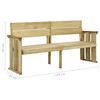 vidaXL Panchina da Giardino 172 cm in Legno di Pino Impregnato