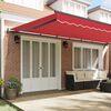 vidaXL Tenda Retrattile Rosso 600 &times; 350 cm Tessuto e Alluminio
