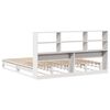 vidaXL Letto Libreria senza Materasso Bianco 180x200 cm Legno Massello