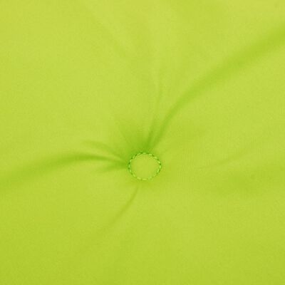vidaXL Cuscino per Panca Verde Brillante 150x50x3 cm in Tessuto Oxford