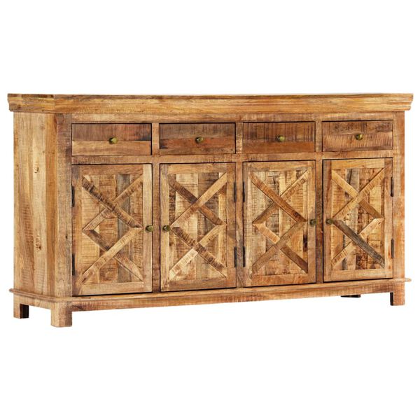 vidaXL Credenza con 4 Cassetti 160x40x85 cm Legno Massello di Mango