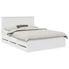 vidaXL Struttura del letto Bianco 150 x 200 cm Legno Ingegnerizzato