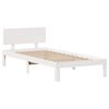 vidaXL Giroletto con Cassetti Bianco 100x200 cm Legno Massello di Pino