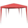 vidaXL Tenda Party Rosso 600 x 300 x 255 cm PE e Acciaio