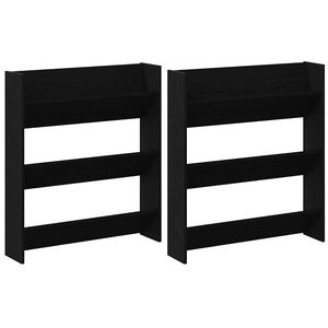 vidaXL Mobile per scarpe 2 pz 86 x 18 x 90 cm Legno ingegnerizzato