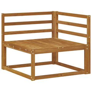 vidaXL Divano Angolare da Esterno Naturale 83 x 83 x 73 cm