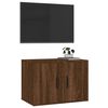 vidaXL Mobile Porta TV a Parete Rovere Marrone 57x34,5x40 cm