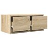 vidaXL Mobili TV 2 pz Rovere Sonoma 60x31x25,5 cm in Legno Multistrato