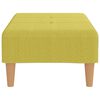 vidaXL Poggiapiedi Verde 78x56x32 cm in Tessuto