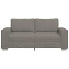 vidaXL Divano Divanetto Grigio Chiaro 180x77x82cm Tessuto di Velluto a Coste