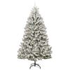 vidaXL Albero di Natale artificiale con 300 LED Verde e Bianco 270 cm