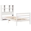 vidaXL Letto Libreria senza Materasso Bianca 90x200 cm Legno di Pino
