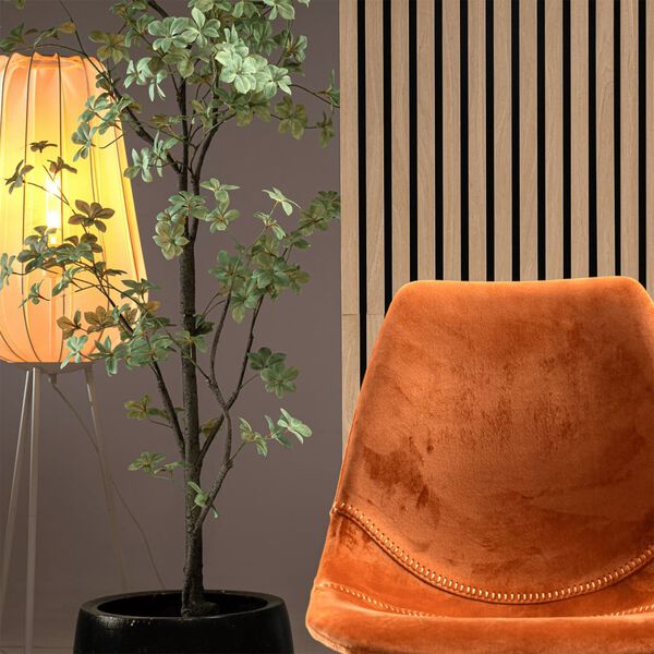 WallArt Pannelli Acustici da Parete Aku Rovere Chiaro 4 pz