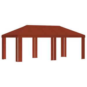 vidaXL Copertura per Gazebo 6 x 3 m Terracotta Poliestere 190