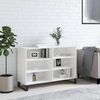 vidaXL Credenza Bianco Lucido 103,5x35x70 cm in Legno Multistrato