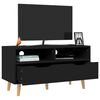 vidaXL Mobile Porta TV Nero 90x40x48,5 cm in Legno Multistrato