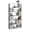 vidaXL Libreria/Divisorio Grigio Sonoma 100x24x188 cm