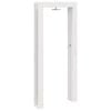 vidaXL Doccia da esterno 226 cm Legno massello di pino e acciaio inox