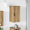 vidaXL Mobile da Bagno con porta Rovere artigianale 30 x 31,5 x 61 cm
