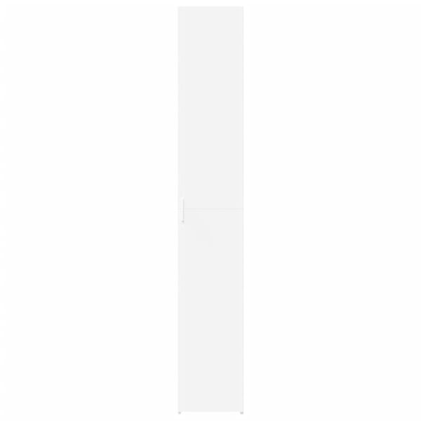 vidaXL Credenza Bianca 30x42,5x185 cm in Legno Ingegnerizzato