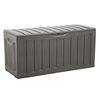 vidaXL Contenitore Portaoggetti Nero 118x53x57 cm in Polipropilene