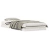 vidaXL Struttura letto a pavimento Bianco 100 x 220 cm Pino massello