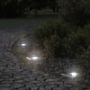 vidaXL Luce per Esterni Quadrata Nera 10,5x10,5cm Alluminio Pressofuso