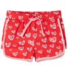 Pantaloncini per Bambini con Coulisse Rossi 116