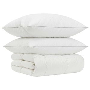 vidaXL Set di piumoni in piume d&rsquo;oca al 90% FULDA 3 pz 200 x 200 cm