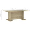 vidaXL Tavolino Salotto Rovere Sonoma 103,5x60x40 cm Legno Multistrato