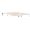 vidaXL Letto con Tavolini Laterali Bianco 180 x 220 cm Pino massello
