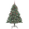 vidaXL Albero di Natale artificiale con 300 LED Verde 240 cm