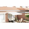 vidaXL Tenda Retrattile Bianco 350 x 250 cm Poliestere e Alluminio
