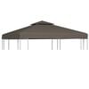 vidaXL Copertura Superiore per Gazebo a 2 Strati 310 g/m&sup2; 3x3m Talpa