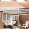 vidaXL Tenda da Sole Beige 350 x 250 cm Poliestere e Alluminio