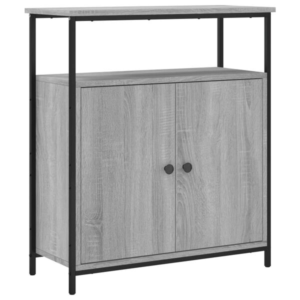 vidaXL Credenza Grigio Sonoma 70x30x80 cm in Legno Multistrato