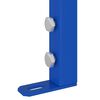 vidaXL Supporto da parete per bagno Blu 50 x 3 x 112 cm
