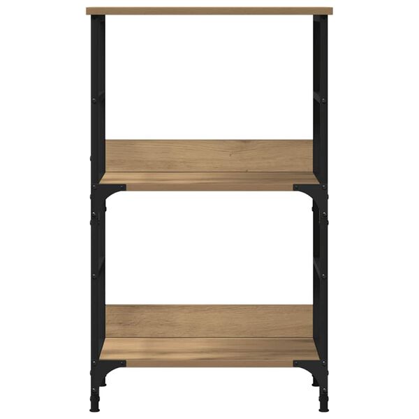 vidaXL Libreria Rovere Artigianale 50x33x82 cm Legno Multistrato