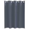 vidaXL Tende Blackout con Anelli 2 pcs Antracite 140 x 140 cm