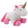 vidaXL Giocattolo di Peluche Unicorno Bianco e Rosa