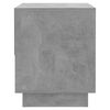 vidaXL Comodino Grigio Cemento 45x34x44 cm in Truciolato