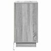 vidaXL Armadio da Notte Grigio 39 x 34,5 x 65 cm Legno multistrato