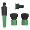 vidaXL Avvolgitubo Autonomo Verde con Set Raccordi Tubo 0,5" 30 m PVC
